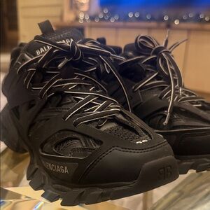Balenciaga Women's Black Track Sneakers